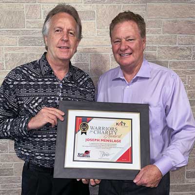 Joseph-Menslage Joseph Menslage with Dawid Pieterse