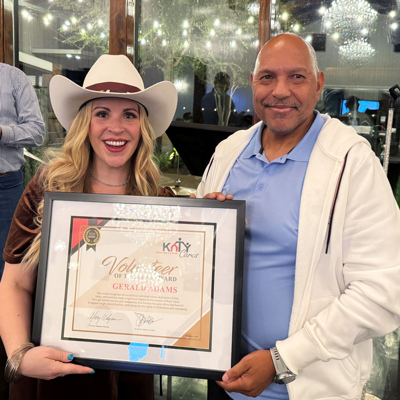 Katy Cares Volunteer Gerald Adams